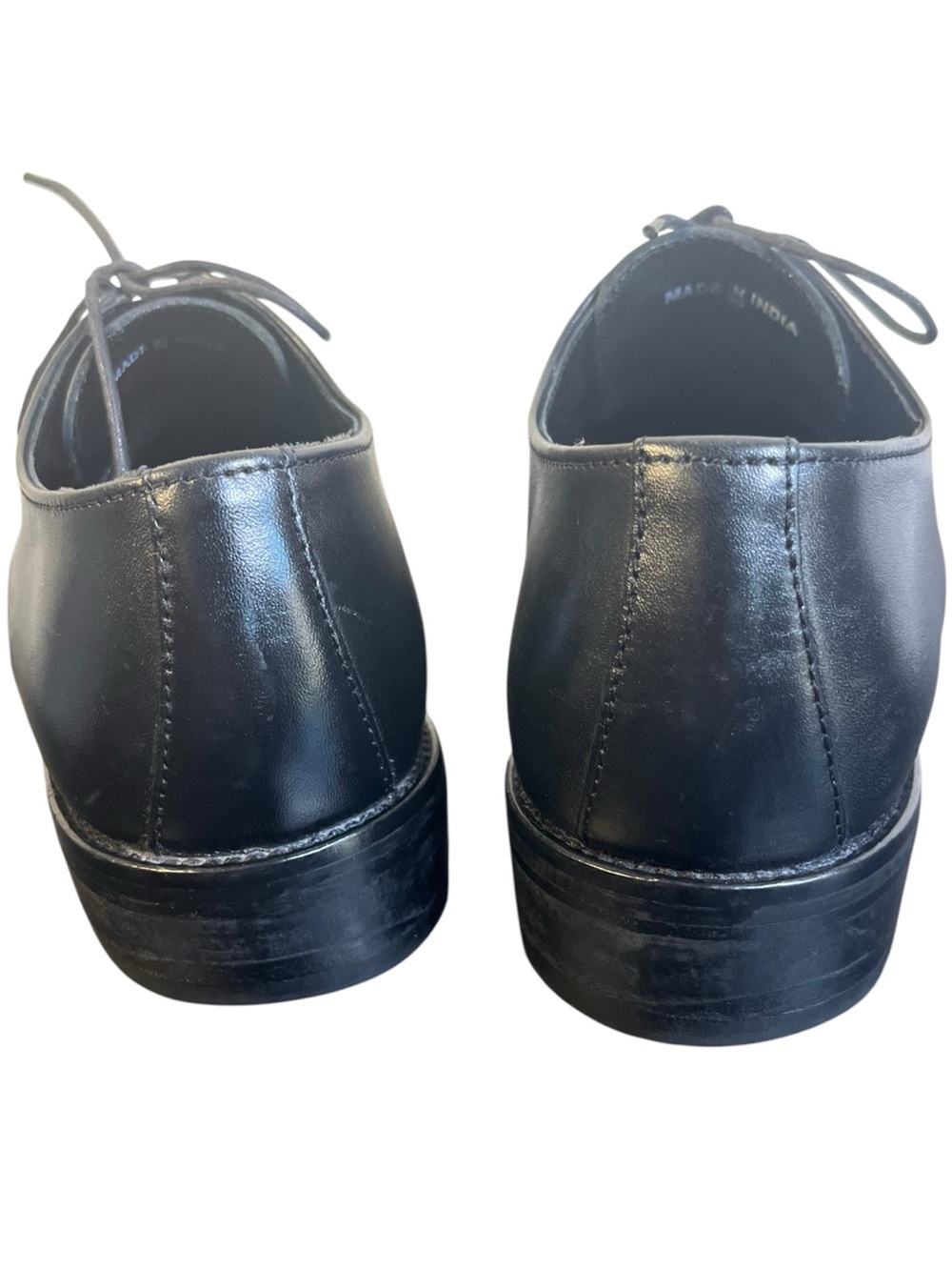 Banana Republic Al zone confort Men's Classic Black Leather Dress Shoes size 8 - Picture 6 of 8